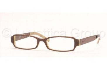 Image of DKNY Eyeglasses DY4531 with No-Line Progressive Rx Prescription Lenses, Select Frame Color / Lens Diameter Brown Top On Beige Frame / 50 mm Prescription Lenses