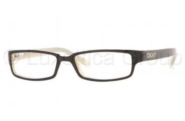 Image of DKNY DY4561 Bifocal Eyeglasses Black/Light Horn Frame / 54 mm Prescription Lenses, 3191-5416, Select Frame Color / Lens Diameter Black/Light Horn Frame / 54 mm Prescription Lenses