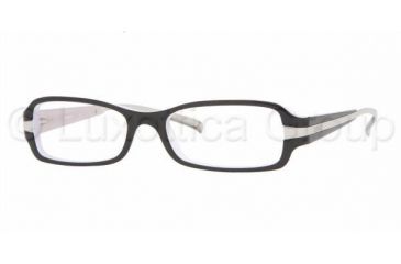 Image of DKNY DY 4583 Eyeglasses Styles - Black-White-Ice Frame w/Non-Rx 49 mm Diameter Lenses, 3364-4916