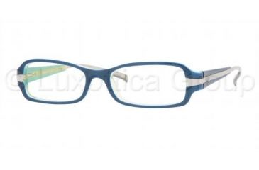 Image of DKNY DY 4583 Eyeglasses Styles Blue-Azure-Green Transparent Frame w/Non-Rx 51 mm Diameter Lenses, 3367-5116