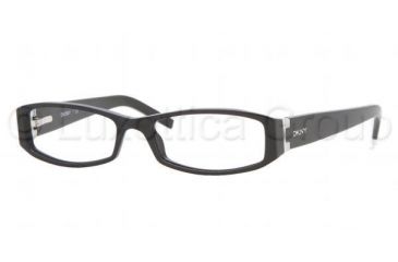 Image of DKNY DY4584 SV Prescription Eyeglasses Black Frame / 50 mm Prescription Lenses, 3001-5015, Select Frame Color / Lens Diameter Black Frame / 50 mm Prescription Lenses
