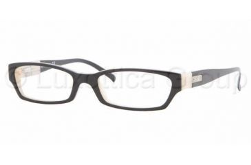Image of DKNY DY4589 Bifocal Eyeglasses Black/Light Horn Frame / 49 mm Prescription Lenses, 3191-4916, Select Frame Color / Lens Diameter Black/Light Horn Frame / 49 mm Prescription Lenses