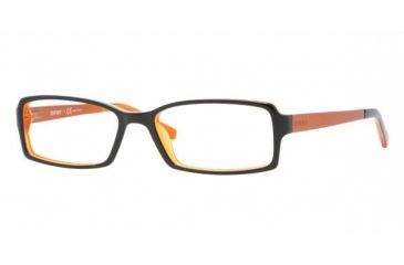 Image of DKNY DY4596 Bifocal Eyeglasses Black/Transparent Orange Frame / 51 mm Prescription Lenses, 3444-5116