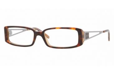 Image of DKNY DY4607 SV Prescription Eyeglasses - Havana/Honey Demo Lens Frame / 50 mm Prescription Lenses, 3456-5015