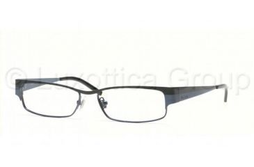 Image of DKNY DY 5553 Eyeglasses Styles -  Black - Blue Frame w/Non-Rx 50 mm Diameter Lenses, 1084-5015