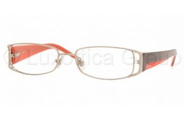 Image of DKNY DY5575 SV Prescription Eyeglasses - Light Brown Demo Lens Frame / 50 mm Prescription Lenses, 1106-5016