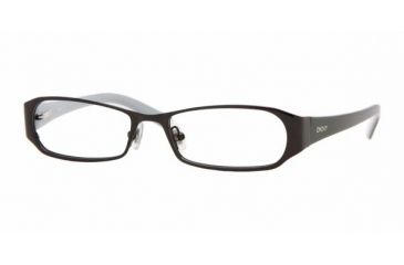 Image of DKNY DY 5576 Eyeglasses Styles - Shiny Black Frame w/Non-Rx 51 mm Diameter Lenses, 1111-5116