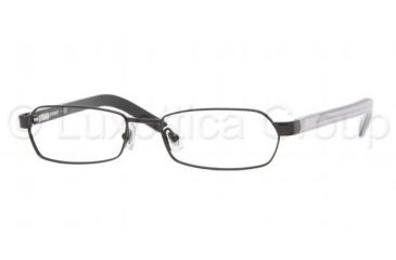 Image of DKNY DY5584 Progressive Eyeglasses, Shiny Black Frame / 49 mm Prescription Lenses, 1111 4916