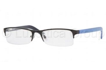 Image of DKNY DY5586 SV Prescription Eyeglasses, Matte Black Frame / 51 mm Prescription Lenses, 1004 5117