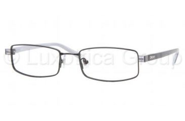 Image of DKNY DY 5588 Eyeglasses Styles - Matte Black Frame w/Non-Rx 52 mm Diameter Lenses, 1004-5218