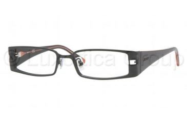 Image of DKNY Eyeglasses DY5598 with No-Line Progressive Rx Prescription Lenses, Select Frame Color / Lens Diameter Matte Black Frame / 49 mm Prescription Lenses