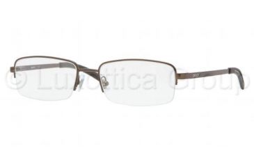 Image of DKNY DY5607 SV Prescription Eyeglasses Matte Brown Frame / 50 mm Prescription Lenses, 1086-5017