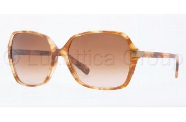 Image of DKNY DY4080 Sunglasses 352213-5815 - Light Havana Brown Gradient