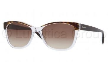 Image of DKNY DY4086 Single Vision Prescription Sunglasses DY4086-353313-5617 - Lens Diameter 56 mm, Frame Color Tortoise Crystal