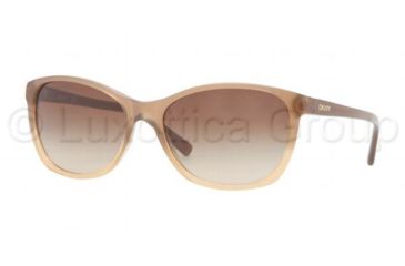 Image of DKNY DY4093 Single Vision Prescription Sunglasses DY4093-357013-5617 - Lens Diameter 56 mm, Frame Color Honey