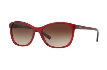 Image of DKNY DY4093 Single Vision Prescription Sunglasses DY4093-370313-56 - Lens Diameter 56 mm, Frame Color Burgundy