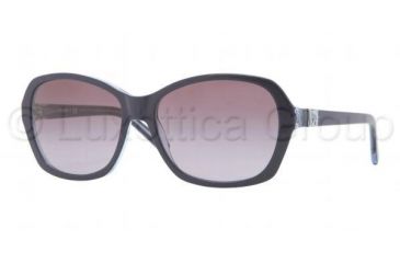 Image of DKNY DY4094 Single Vision Prescription Sunglasses DY4094-35728H-5716 - Lens Diameter 57 mm, Frame Color Top Blue on Blue Transparent
