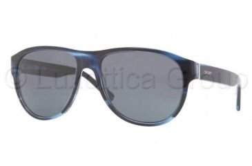 Image of DKNY DY4097 Progressive Prescription Sunglasses DY4097-357987-5817 - Lens Diameter 58 mm, Frame Color Striped Blue