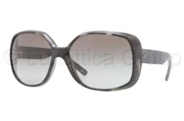 Image of DKNY DY4101 Sunglasses 358711-6215 - Black Gray Frame, Gray Gradient Lenses