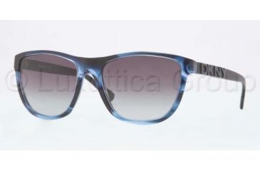Image of DKNY DY4103 Single Vision Prescription Sunglasses DY4103-35798G-5618 - Lens Diameter 56 mm, Frame Color Spotted Blue