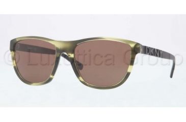 Image of DKNY DY4103 Single Vision Prescription Sunglasses DY4103-358073-5618 - Lens Diameter 56 mm, Frame Color Green