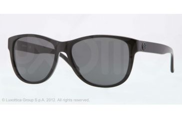 Image of DKNY DY4106 Sunglasses 300187-58 - Black Frame, Grey Lenses