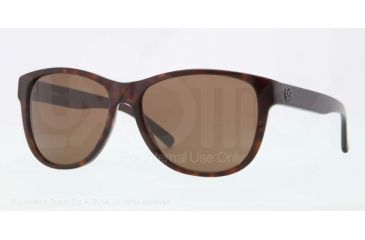 Image of DKNY DY4106 Sunglasses 301673-58 - Dark Tortoise Frame, Brown Lenses