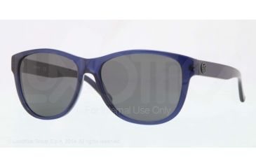 Image of DKNY DY4106 Sunglasses 317287-58 - Blue Frame, Grey Lenses