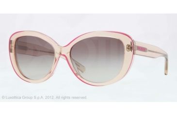 Image of DKNY DY4107 Progressive Prescription Sunglasses DY4107-360411-56 - Lens Diameter 56 mm, Lens Diameter 56 mm, Frame Color Transparent Beige