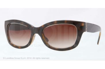 Image of DKNY DY4110 Sunglasses 301613-54 - Dark Tortoise Frame, Brown Gradient Lenses