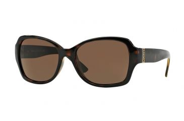Image of DKNY DY4111 Sunglasses 301673-57 - Dark Tortoise Frame, Brown Lenses