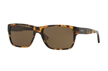 Image of DKNY DY4114 Sunglasses 364173-57 - Brown Havana Frame, Brown Lenses