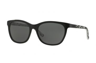 Image of DKNY DY4115 Progressive Prescription Sunglasses DY4115-358287-56 - Lens Diameter 56 mm, Frame Color Top Black On Grey
