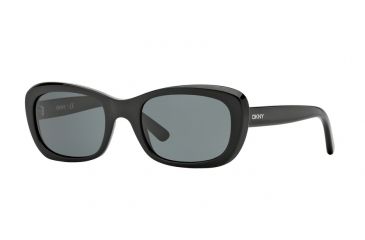Image of DKNY DY4118 Sunglasses 300187-51 - Black Frame, Gray Lenses