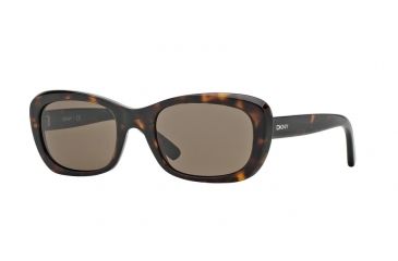 Image of DKNY DY4118 Sunglasses 301673-51 - Dark Tortoise Frame, Brown Lenses