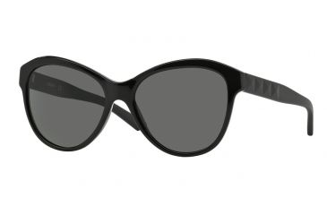 Image of DKNY DY4123 Sunglasses 300187-57 - Black Frame, Gray Lenses
