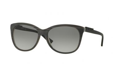 Image of DKNY DY4126 Progressive Prescription Sunglasses DY4126-366811-57 - Lens Diameter 57 mm, Frame Color Grey Rule/grey Transp