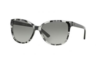 Image of DKNY DY4129 Sunglasses 367111-57 - Grey Havana Frame, Grey Gradient Lenses