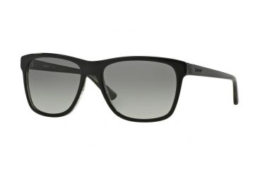 Image of DKNY DY4131 Single Vision Prescription Sunglasses DY4131-367411-58 - Lens Diameter 58 mm, Frame Color Black/spotted Grey