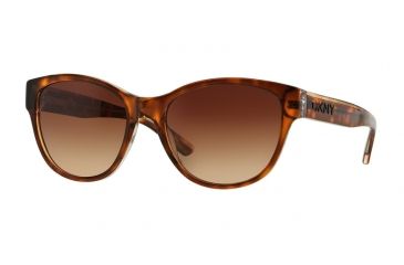 Image of DKNY DY4133 Single Vision Prescription Sunglasses DY4133-368713-55 - Lens Diameter 55 mm, Frame Color Dark Tortoise Crystal