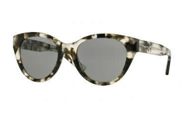 Image of DKNY DY4135 Sunglasses 369087-53 - Grey Tortoise Frame, Grey Solid Lenses