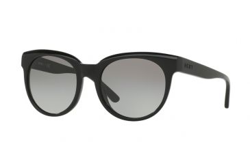 Image of DKNY DY4143 Sunglasses 368811-53 - Black Frame, Grey Gradient Lenses