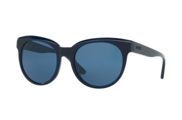 Image of DKNY DY4143 Sunglasses 372580-53 - Tonal Blue Frame, Blue Solid Lenses