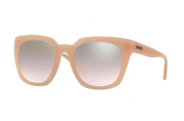 Image of DKNY DY4144 Sunglasses 37248Z-52 - Blush Frame, Silver Blush Mirror Lenses