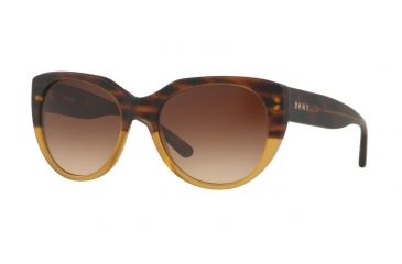 Image of DKNY DY4149 Bifocal Prescription Sunglasses DY4149-374513-55 - Lens Diameter 55 mm, Frame Color Matte Amber Horn