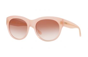Image of DKNY DY4157 Sunglasses 376813-55 - Milky Blush Frame, Amber Gradient Lenses
