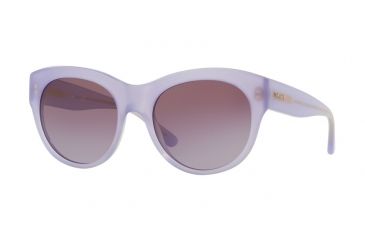 Image of DKNY DY4157 Sunglasses 37708H-55 - Milky Violet Frame, Violet Gradient Lenses