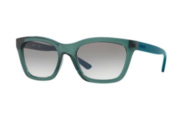Image of DKNY DY4158 Prescription Sunglasses DY4158-37898E-55 - Lens Diameter 55 mm, Frame Color Transparent Teal