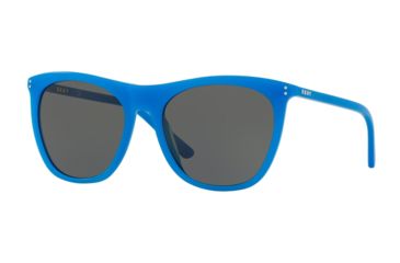 Image of DKNY DY4161 Progressive Prescription Sunglasses DY4161-379287-57 - Lens Diameter 57 mm, Frame Color Bright Blue