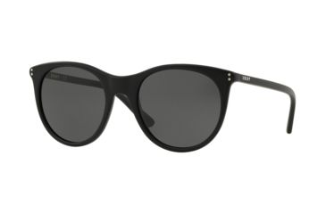 Image of DKNY DY4162 Sunglasses 368887-52 - Black Frame, Dark Gray Lenses